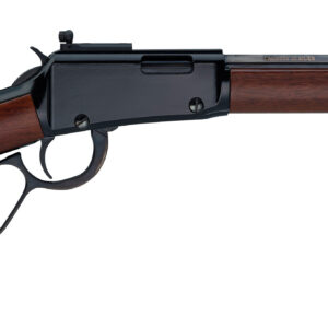 Rifle with wooden stock and long barrel, suitable for hunting and shooting sports.