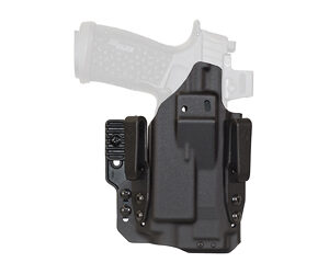 Holster with pistol for concealed carry or tactical use.