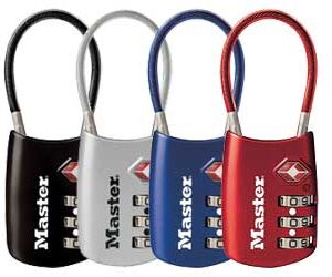 MASTERLOCK TSA PADLOCK COMBO SNGL
