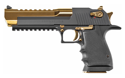 DE L6 44MAG 6" 8RD BLK/GLD
