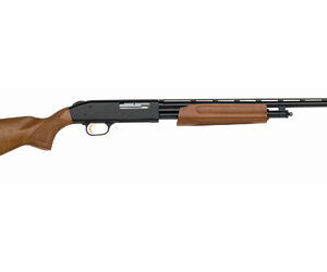 Hunting rifle with wooden stock and long barrel, ideal for outdoor shooting and hunting activities.