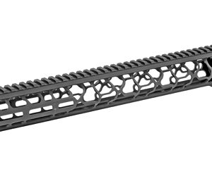 Lightweight black handguard for AR-15 rifles with Picatinny rail system.