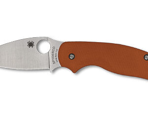 SPYDERCO SAGE 5 BRNT G-10 3" ORG