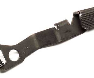 Gun cleaning tool with brush and handle for firearm maintenance.