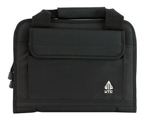 UTG DELUXE DOUBLE PISTOL CASE BLK