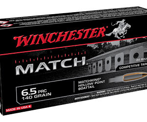 WIN PRC MATCH 6.5PRC 140GR BTHP 20/2