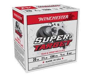 WIN SUPERTRGT 20GA 2.75" #8 25/250