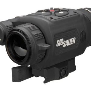 Night vision scope for firearms with advanced optics and infrared technology.