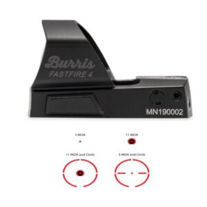 BURRIS OPTICS FASTFIRE IV MULTI-RETICLE