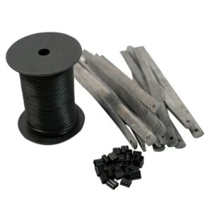 Zink Decoy Rigging Kit with 100' PVC Decoy Line 4 oz Strap Weights (12) Line Crimps (24)