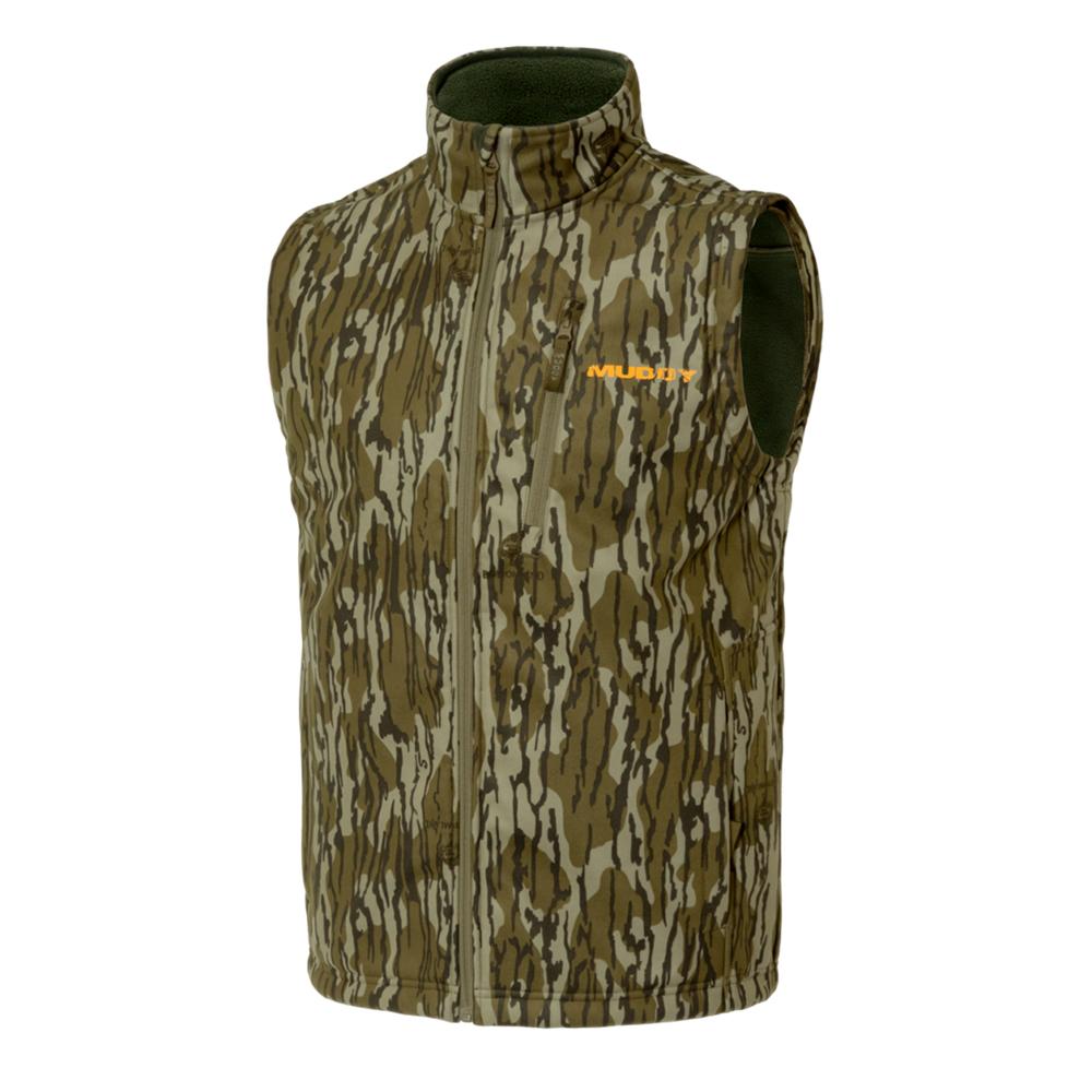 Muddy TRX Softshell Vest Mossy Oak Bottomland L