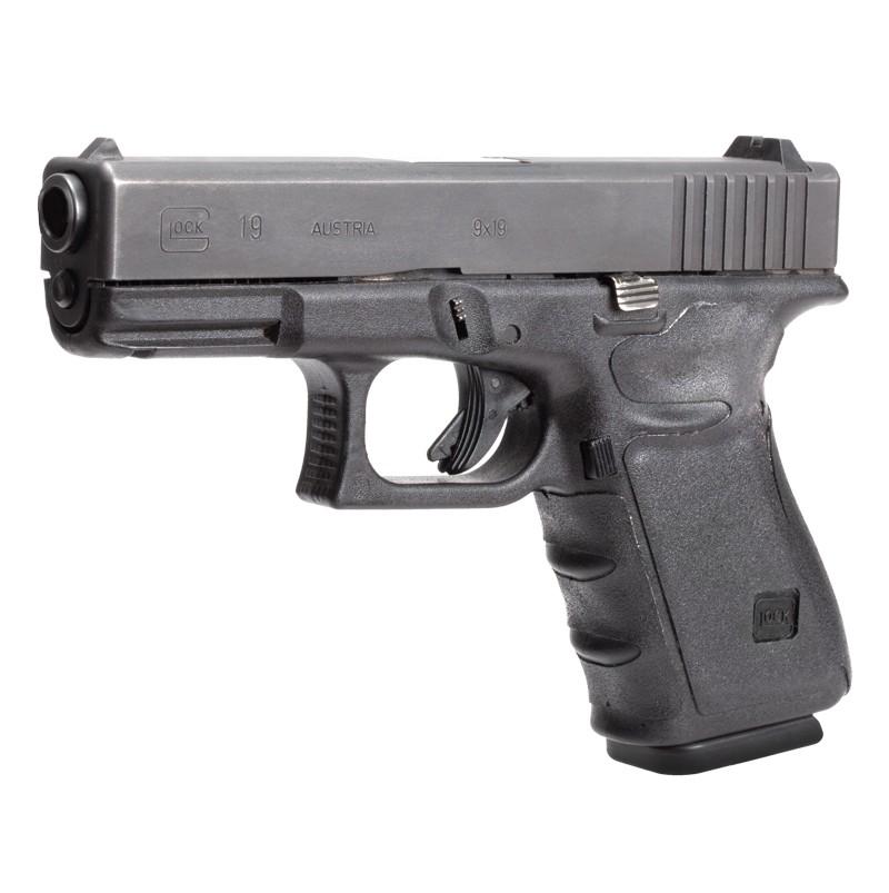 Hogue Wrapter Rubber Adhesive Grip for GLOCK Gen 3 Models 19 23 32 38 - Black