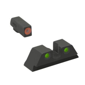 Meprolight ML41221 Hyper-Bright Orange Ring Front/Green Rear Sights for Kimber 1911 Wedge Models
