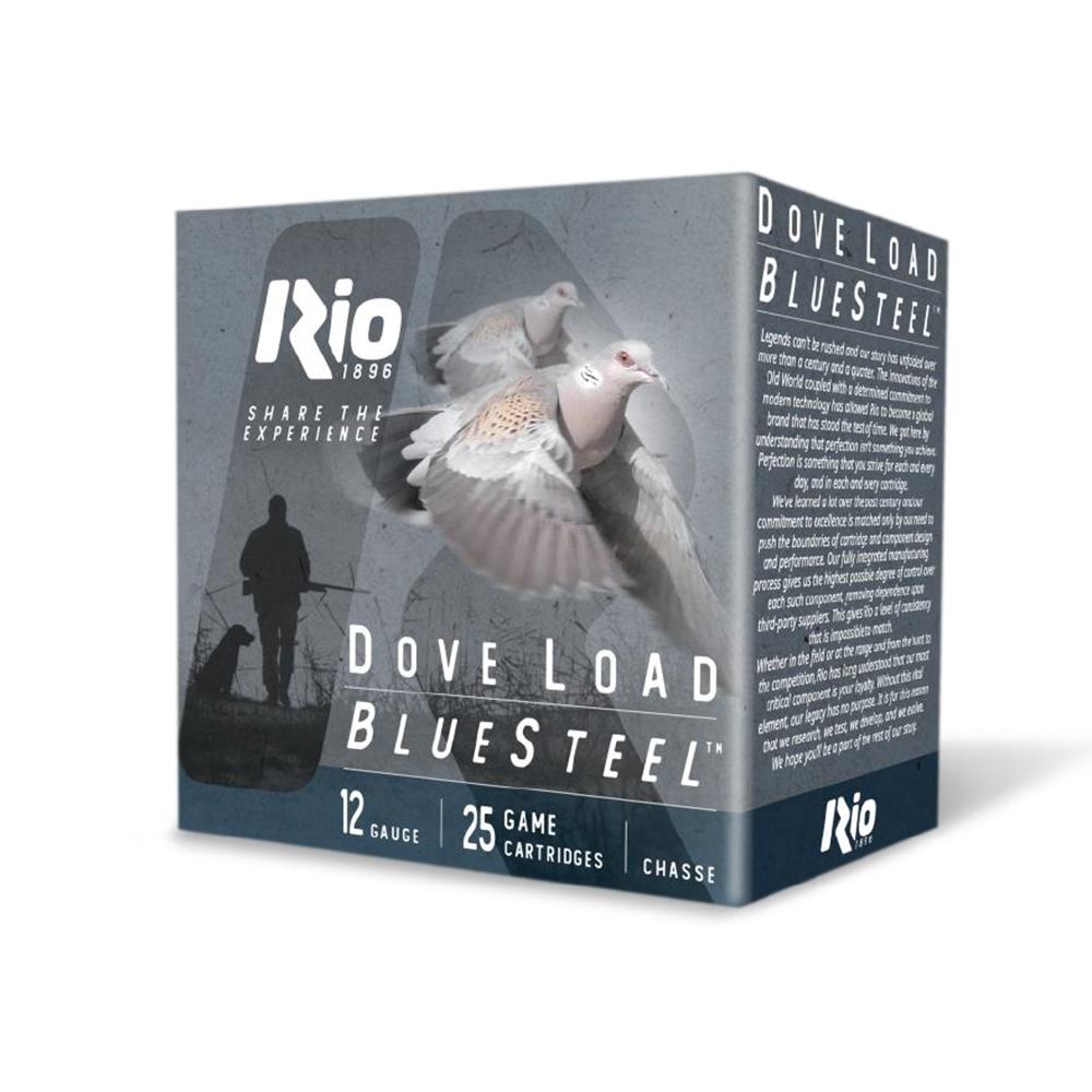 Rio Bluesteel Dove Load Shotshells 12ga 2-3/4" 7/8oz 1350fps #7 25/ct