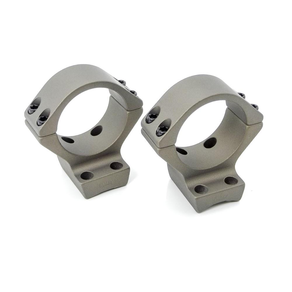 Talley Browning X-Bolt Scope Mounts 30mm High 20 MOA Long/Magnum Smoked Bronze