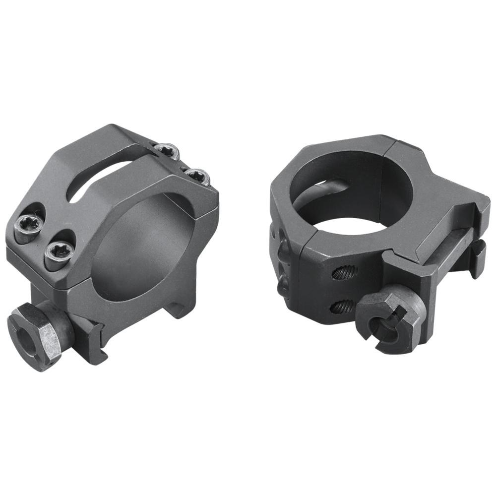 Weaver 4-Hole Tactical Picatinny Aluminum Scope Rings 1" Medium Matte