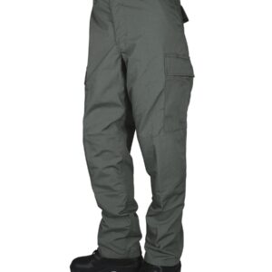 Tru-Spec BDU Basic Pants - 6.5oz. 65/35 Polyester Cotton Rip-Stop Zip Fly Closure Olive Drab Medium