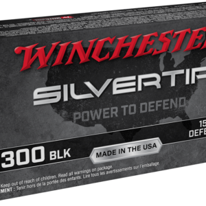 WINCHESTER BALLISTIC SILVERTIP 300 BLACKOUT 150G DEFENSE TIP 20RD BX 200RD CASE