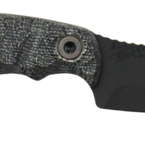 HALF FACE BLADES HUMINT 3" BLADE, 8"OA, CPM S45VN STEEL, ARMOR BLK, GRY MICARTA GRIP
