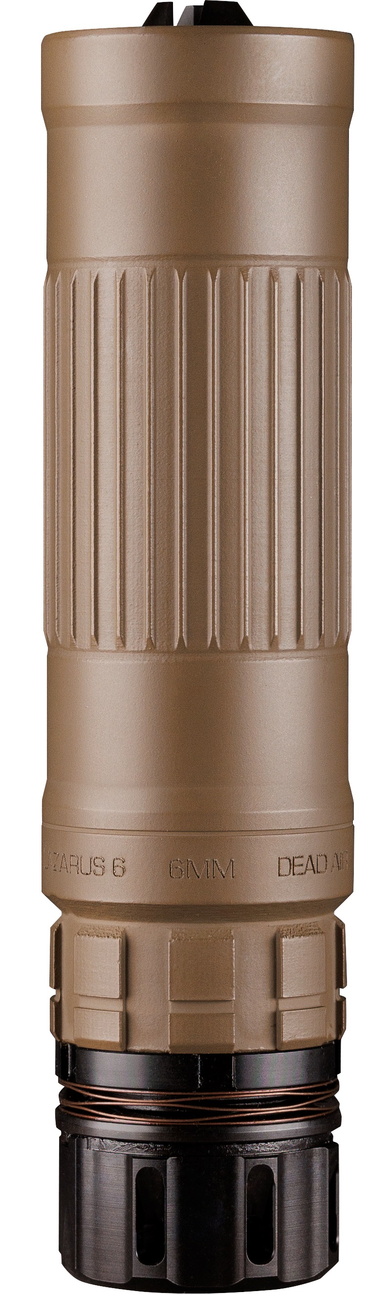 DEAD AIR ARMAMENT LAZARUS6 KM 5.56/6MM SLNCR FDE